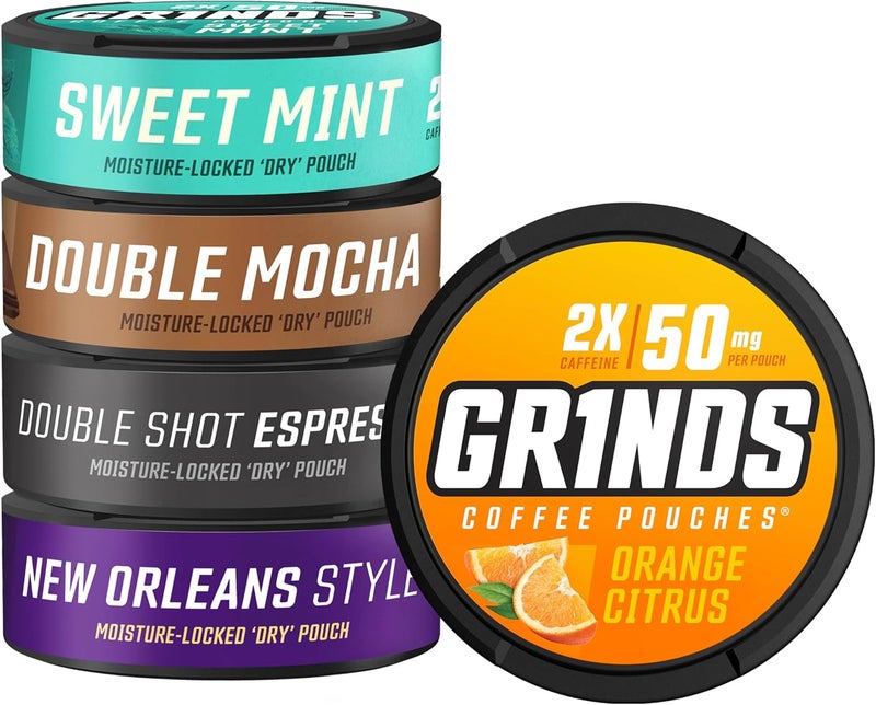GRINDS Coffee Pouches Ultimate Energy 5 Pack - Image 1